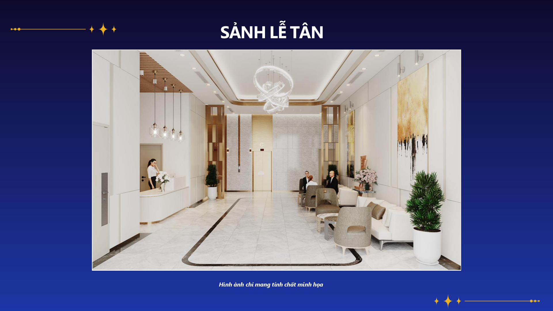 Sảnh lễ tân Spana Tower