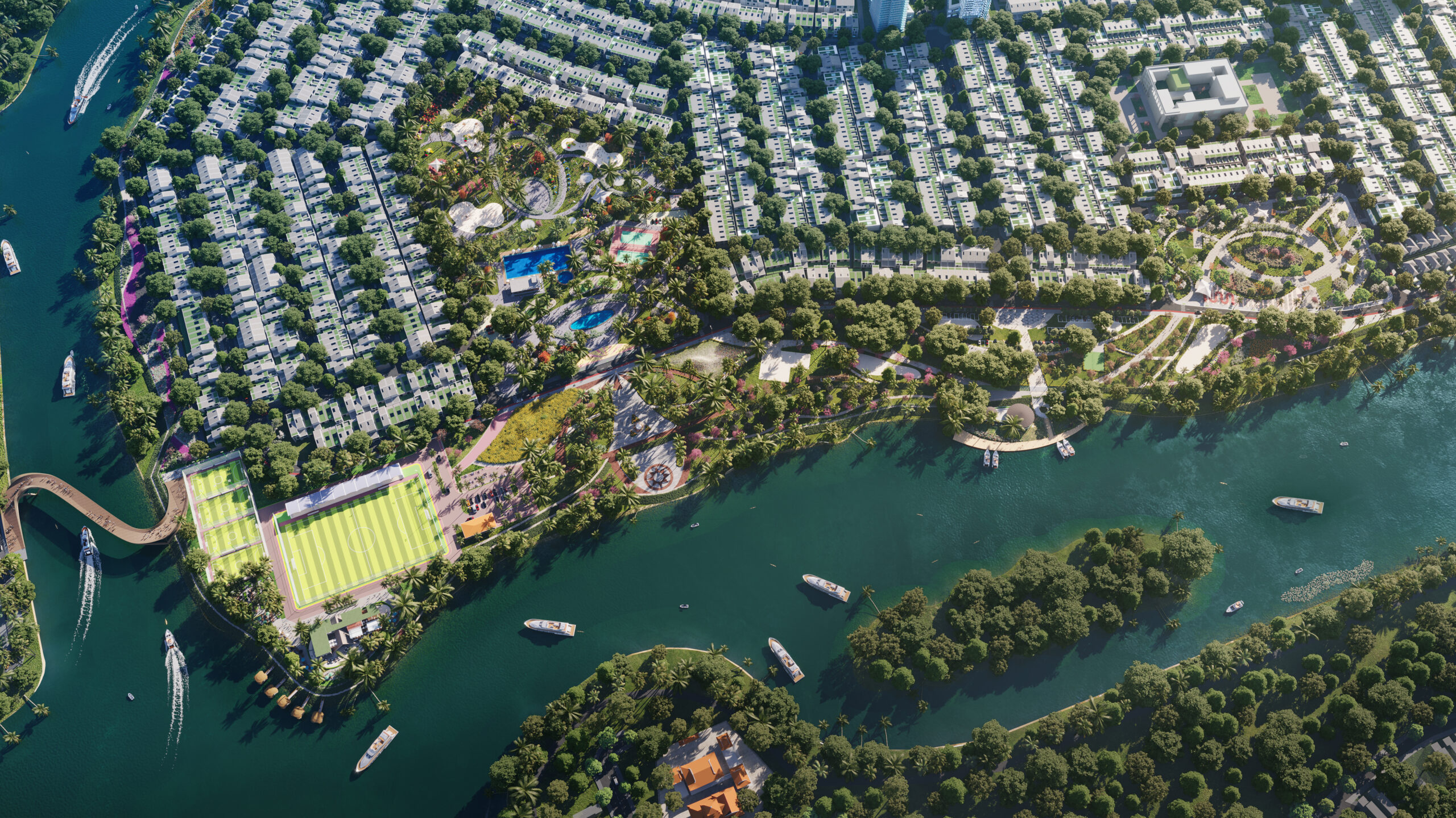 Tiện ích hiện hình đẳng cấp tại phân khu Sun RiverPolis Đà Nẵng