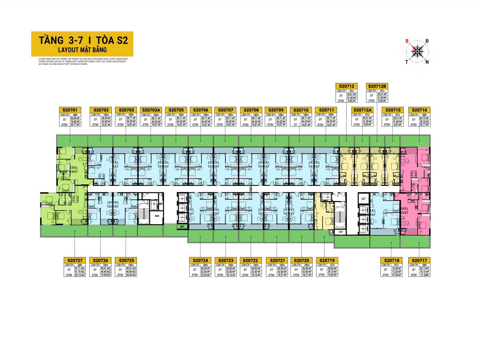 100% căn hộ sở hữu view sân vườn lên tại Spana Tower