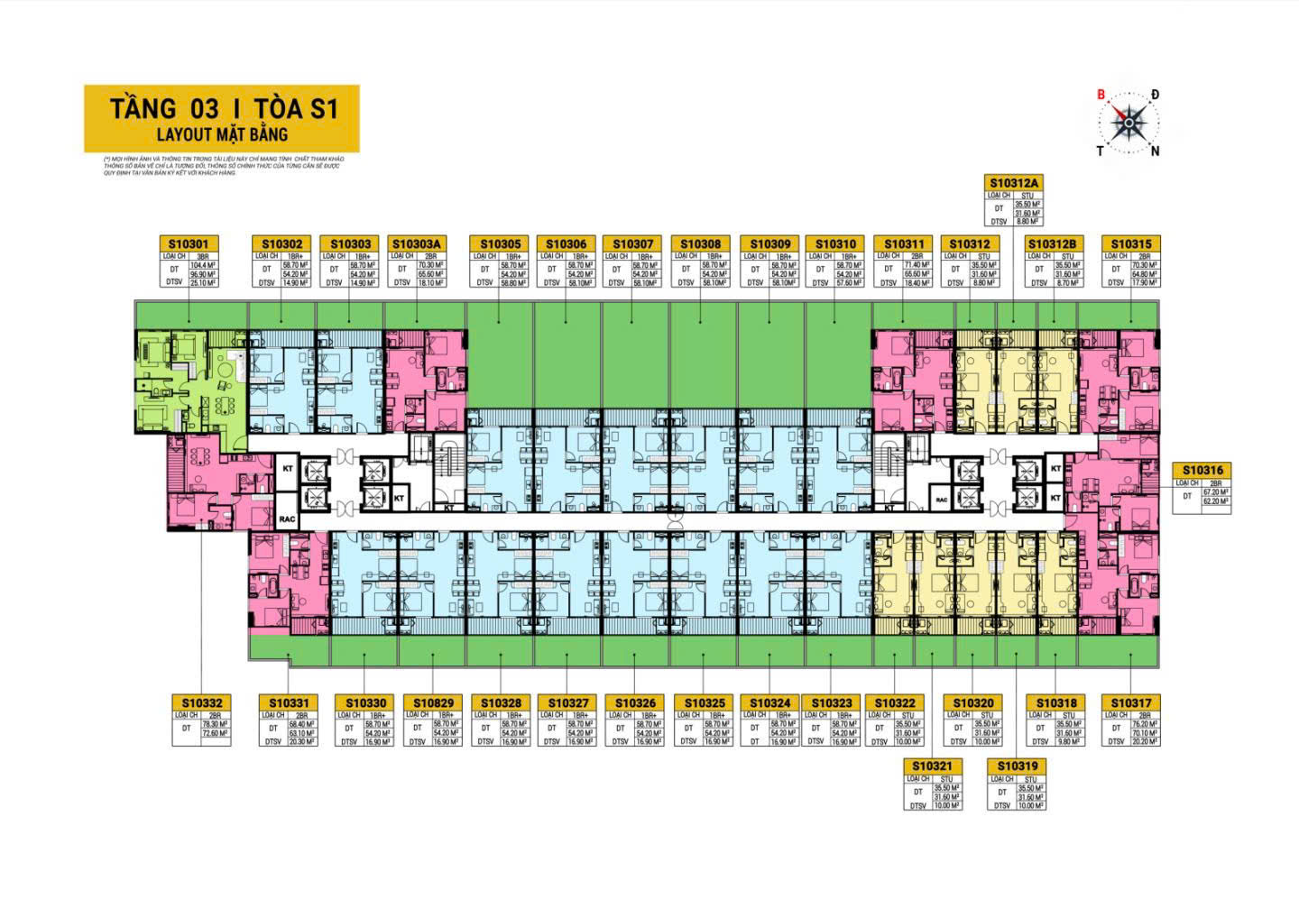 Lần đầu tiên căn hộ sở hữu view sân vườn lên đến 50m² tại Spana Tower