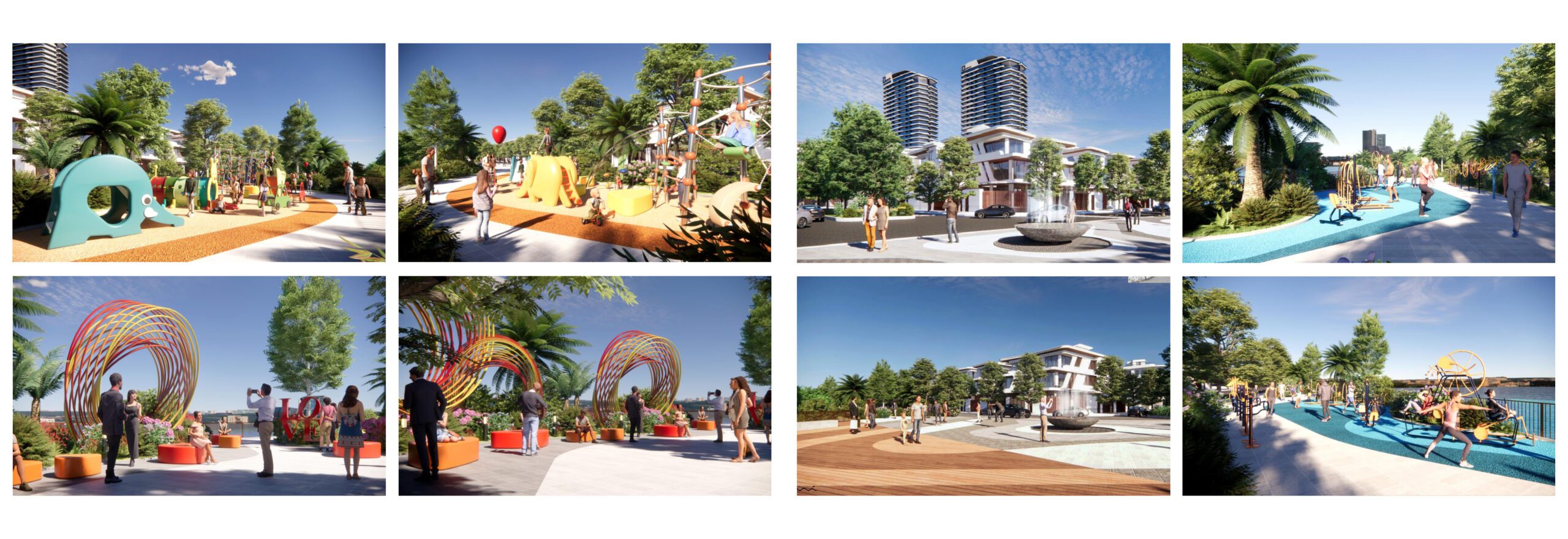 Khu dạo phố nghệ thuật đường Thăng Long The Meridian Đà Nẵng